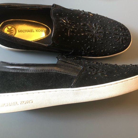 MK Michael Kors Embellished Suede slip on - Picture 4 of 5